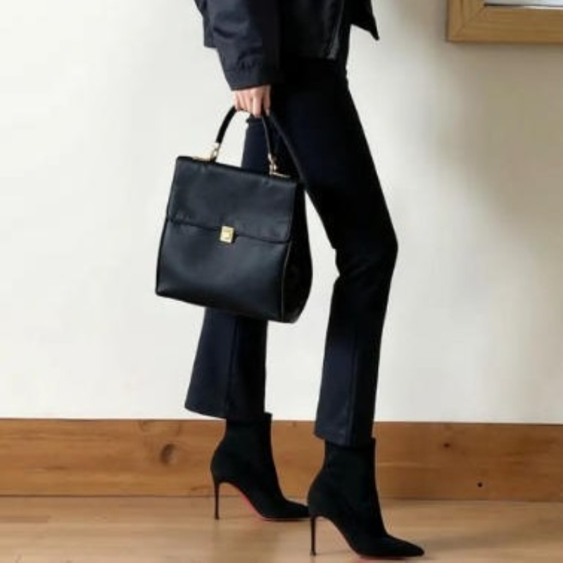 Elastic socks boots, pointed s - Knee High Boots Women ulasan dan harga