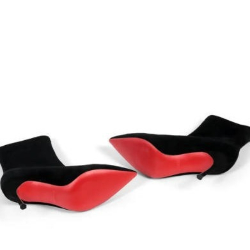 Elastic socks boots, pointed s - Knee High Boots Women ulasan dan harga