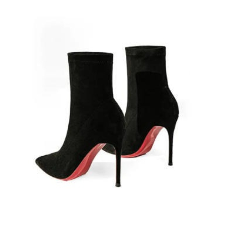 Elastic socks boots, pointed s - Knee High Boots Women ulasan dan harga