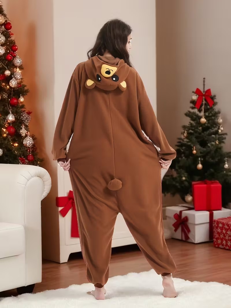 Adult Brown Bear Kigurumi Unic - Women Shoes Xxl ulasan dan harga