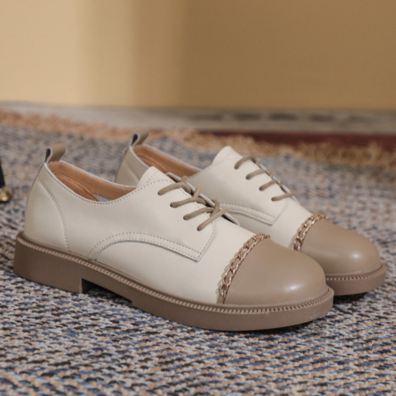 new retro Women's Shoes fashio - Oxford Lace Up Women ulasan dan harga