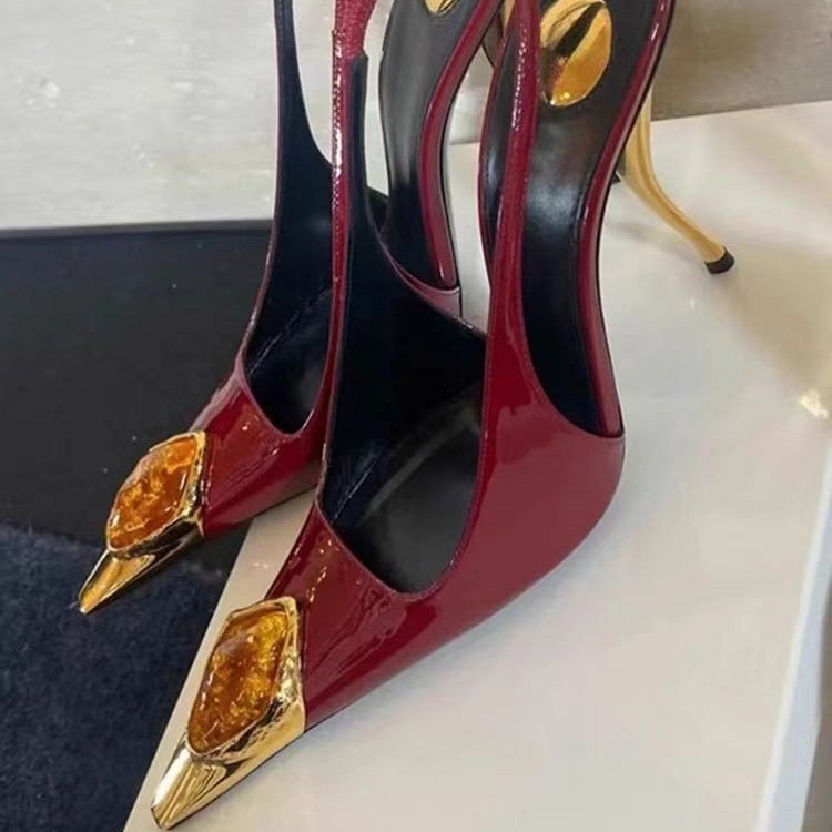 Star style Gemstone Metal Toe  - Women'S Shoes Quality ulasan dan harga