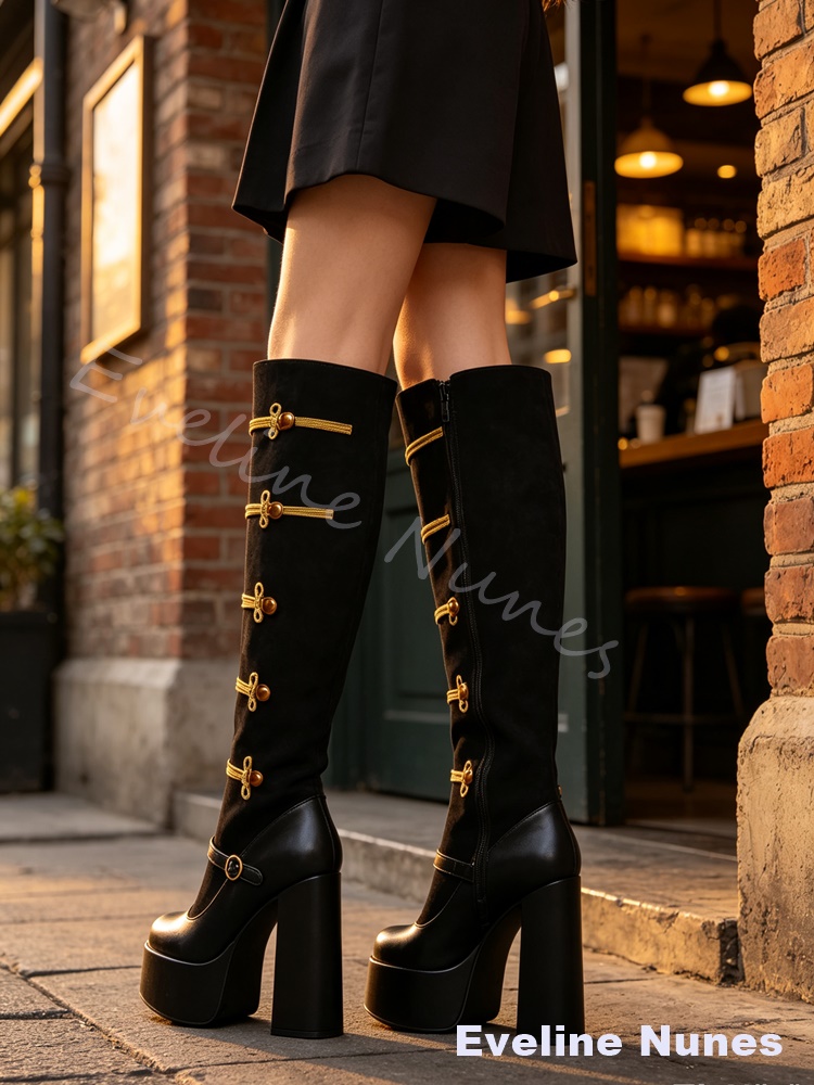 Retro Royal Court Gold Knot Kn - Court Heel Pointed ulasan dan harga
