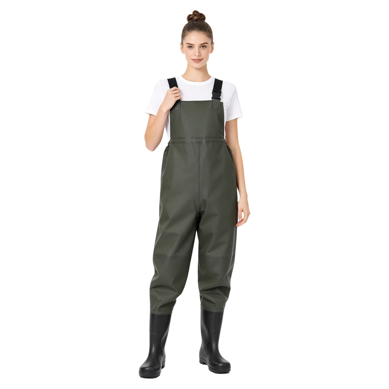 Women Half-body PVC Waders Pan - Women Shoes Xxl ulasan dan harga