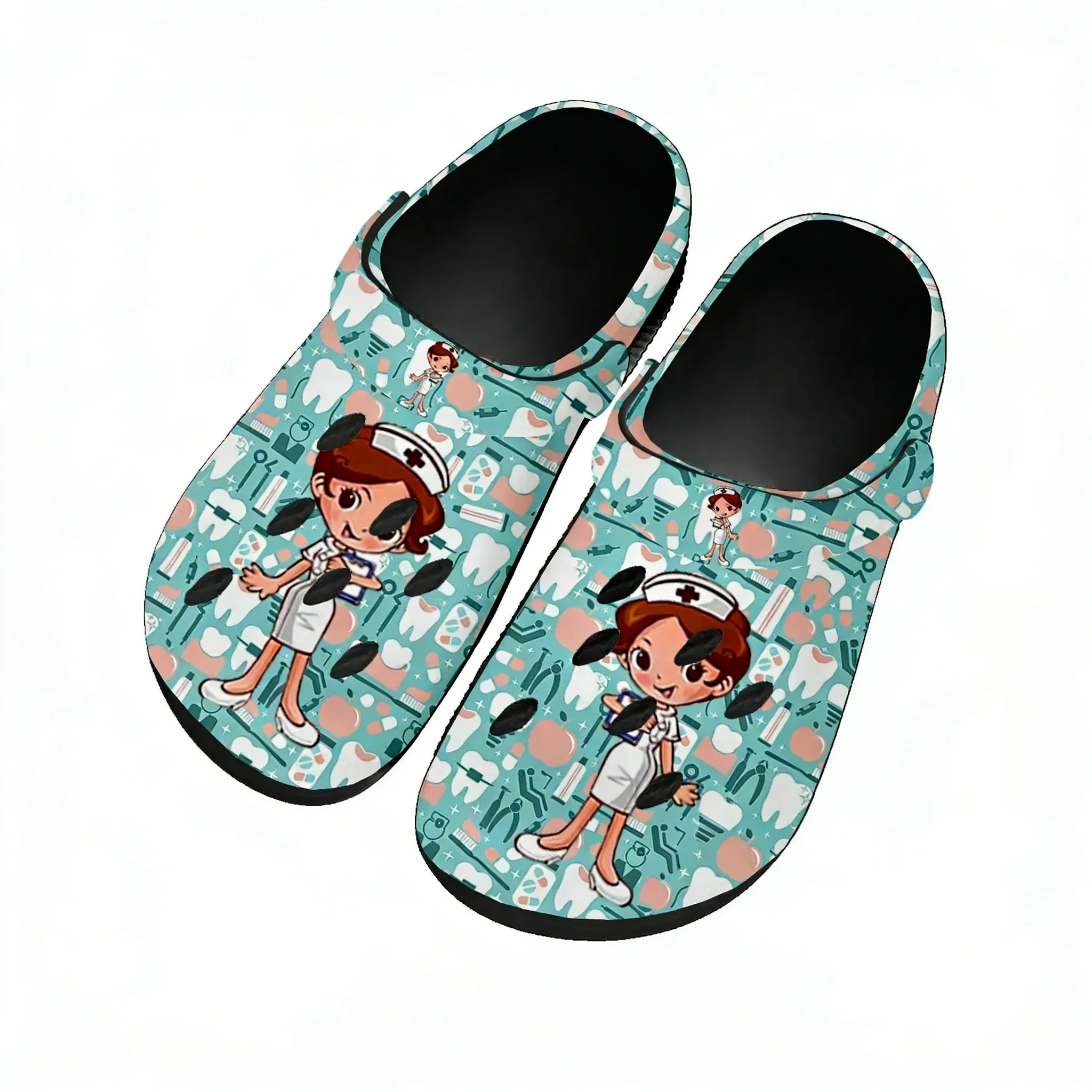 Tooth Dentist Cartoon Pattern  - Women'S Shoes Clogs ulasan dan harga