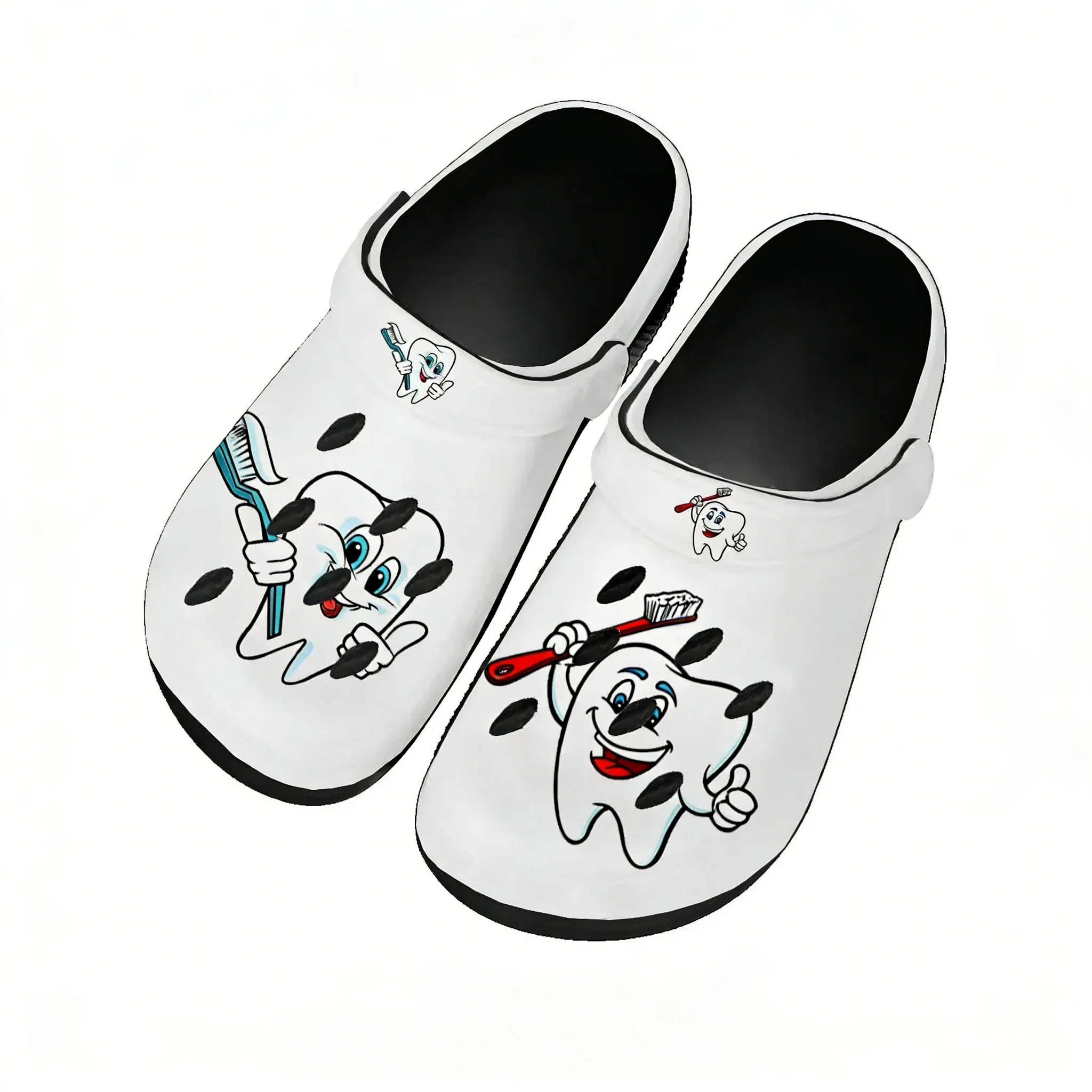 Tooth Dentist Cartoon Pattern  - Women'S Shoes Clogs ulasan dan harga